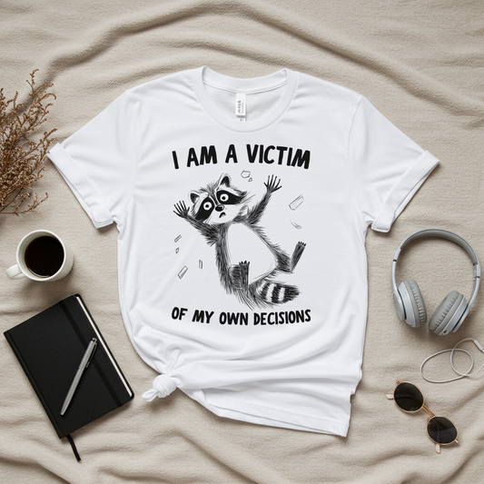 I Am A Victim Of My Own Decisions T-Shirt