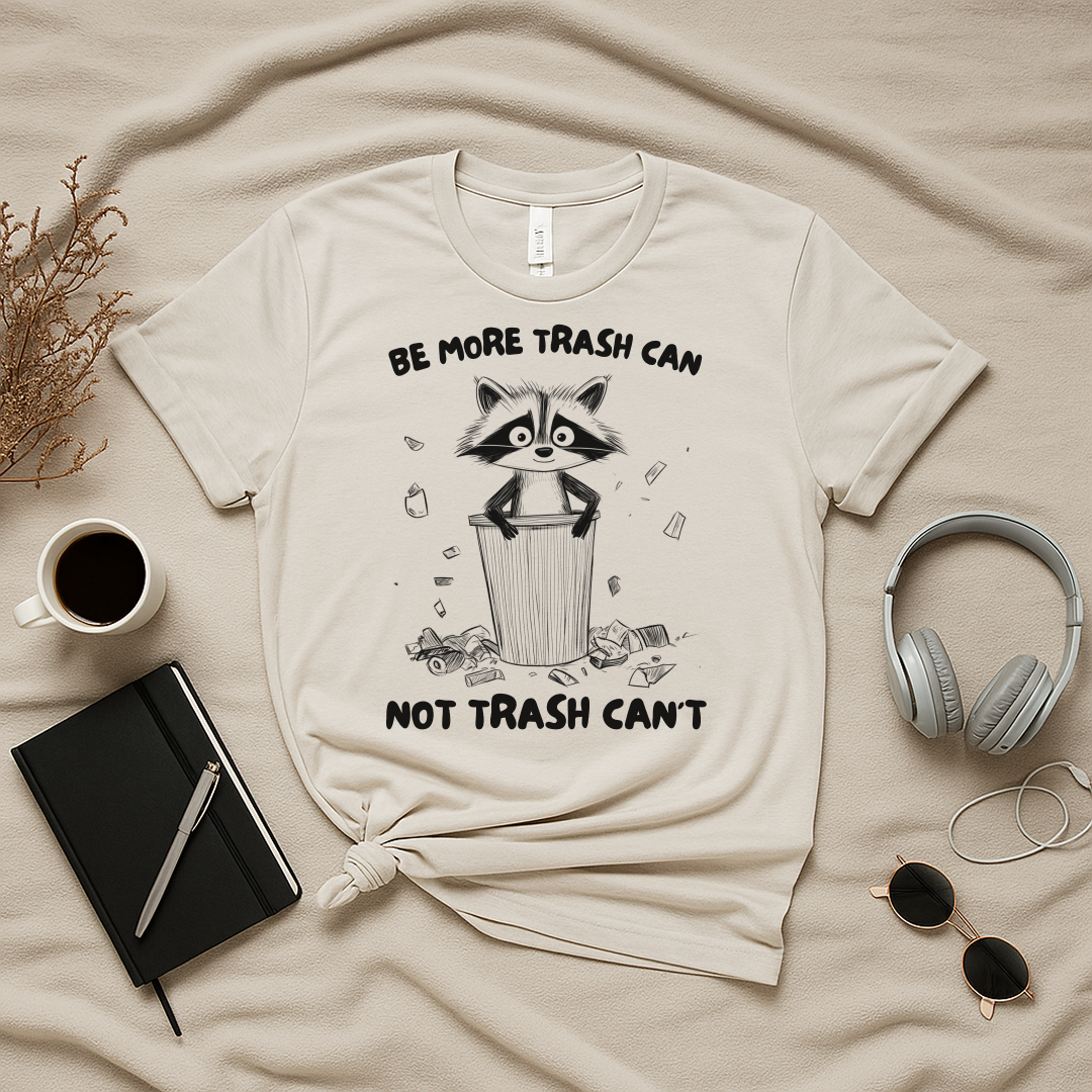 Be More Trash Can Not Trash Can't T-Shirt
